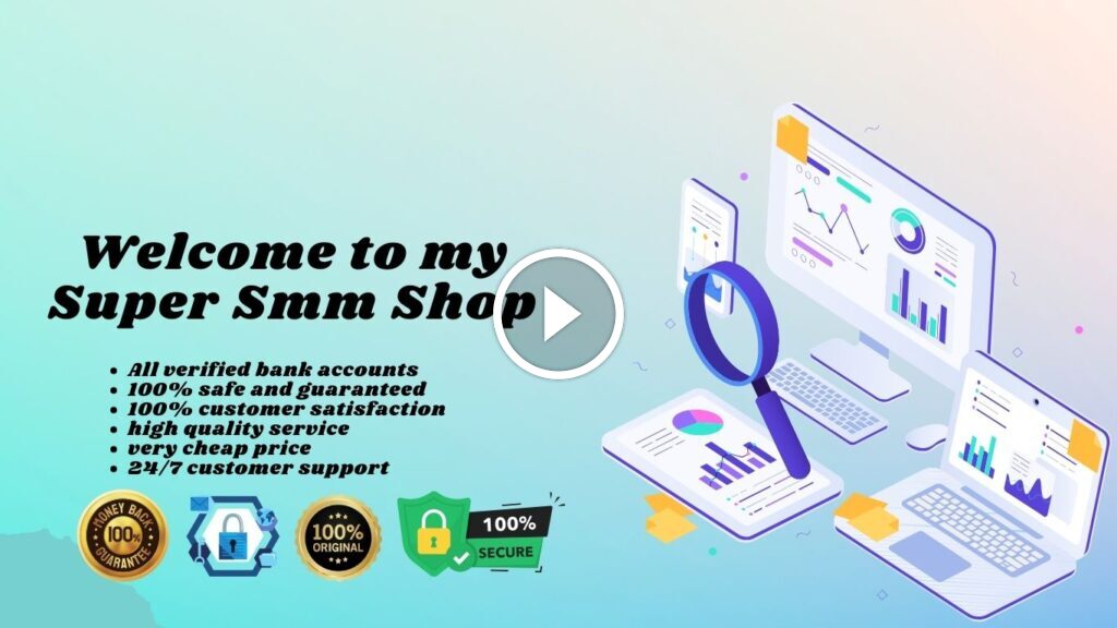 Super Smm Shop- Verified Account And Review Service provider